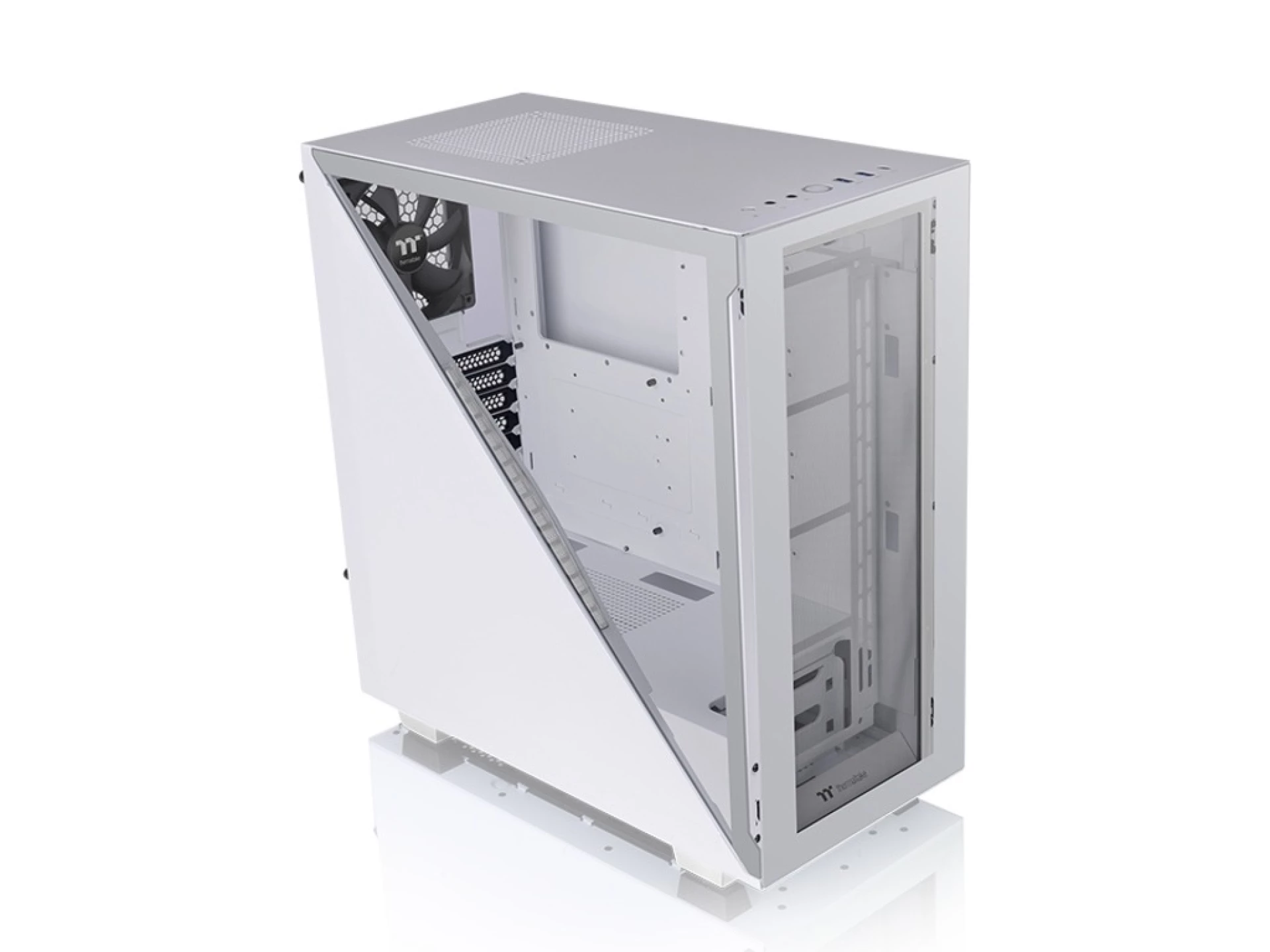 Thermaltake Divider 300 Snow Mid tower, tempered glass, 1x 120mm Turbo fan