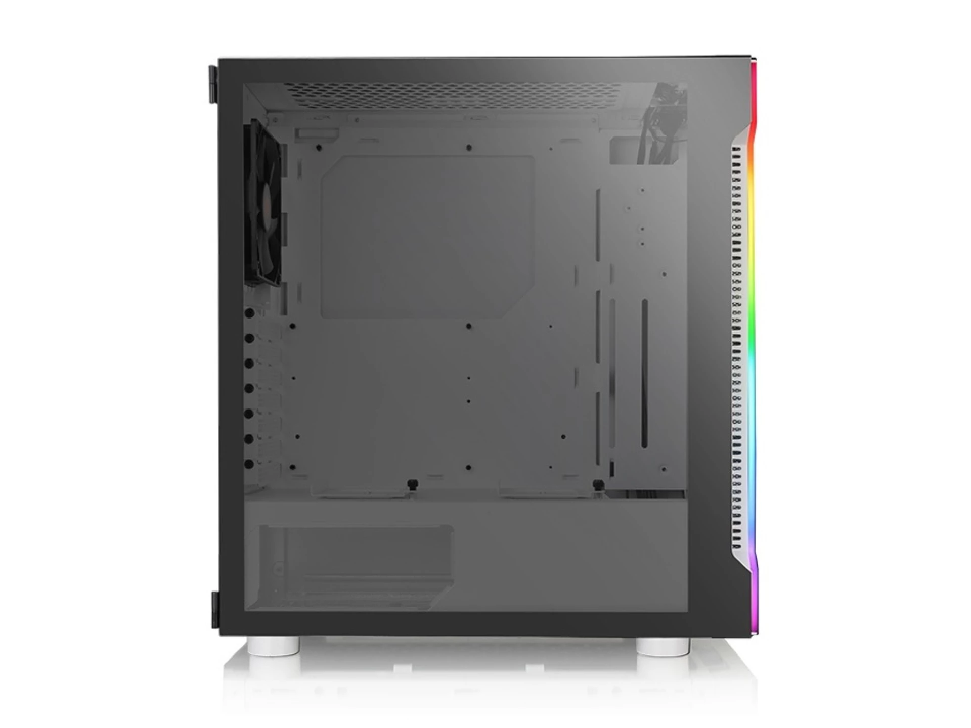 Thermaltake H200 TG Snow RGB Mid tower, tempered glass, 1x 120mm standard fan