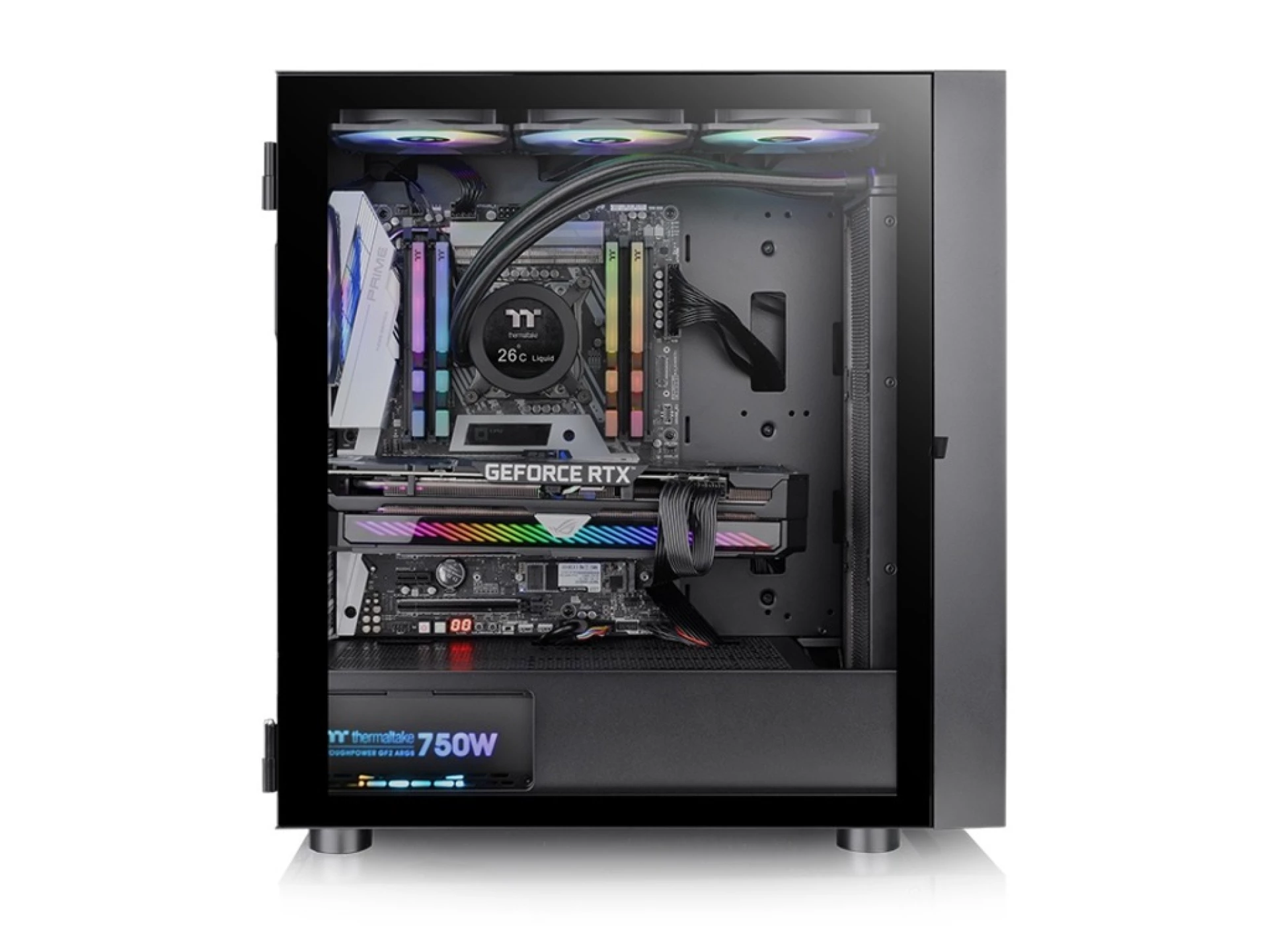 Thermaltake H570 TG ARGB Mid tower, tempered glass, 3x 120mm ARGB Lite fan