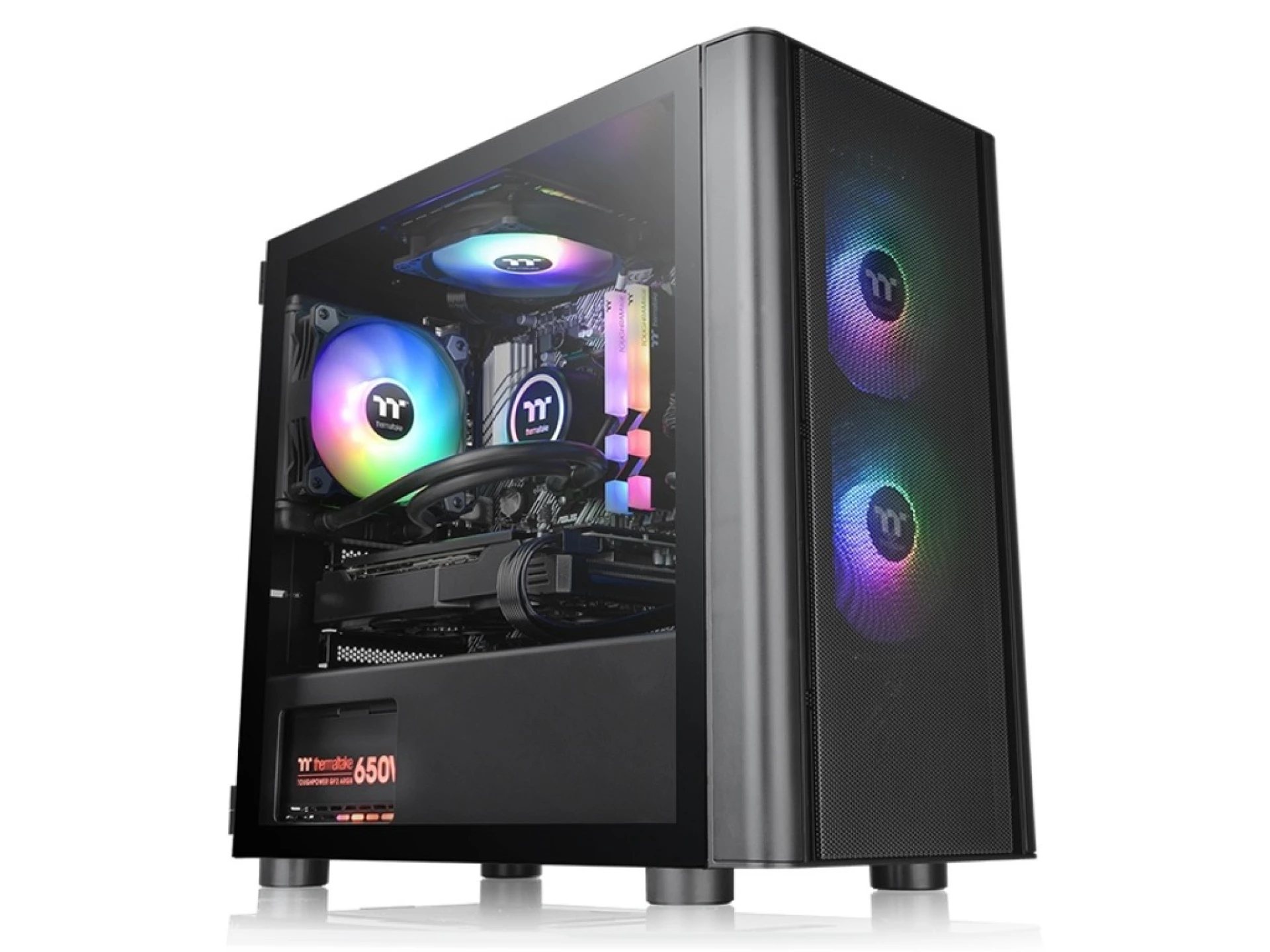 Thermaltake V150 ARGB Breeze Micro case, tempered glass, 3x 120mm ARGB fan