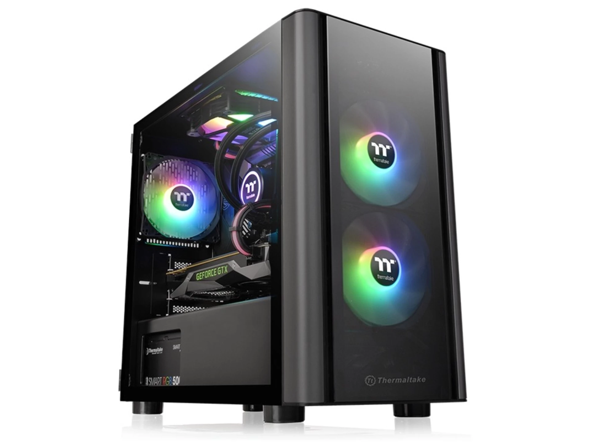 Thermaltake V150 TG Micro caseMicro ATX, tempered glass,1x 120mm standard fan, PSU cover