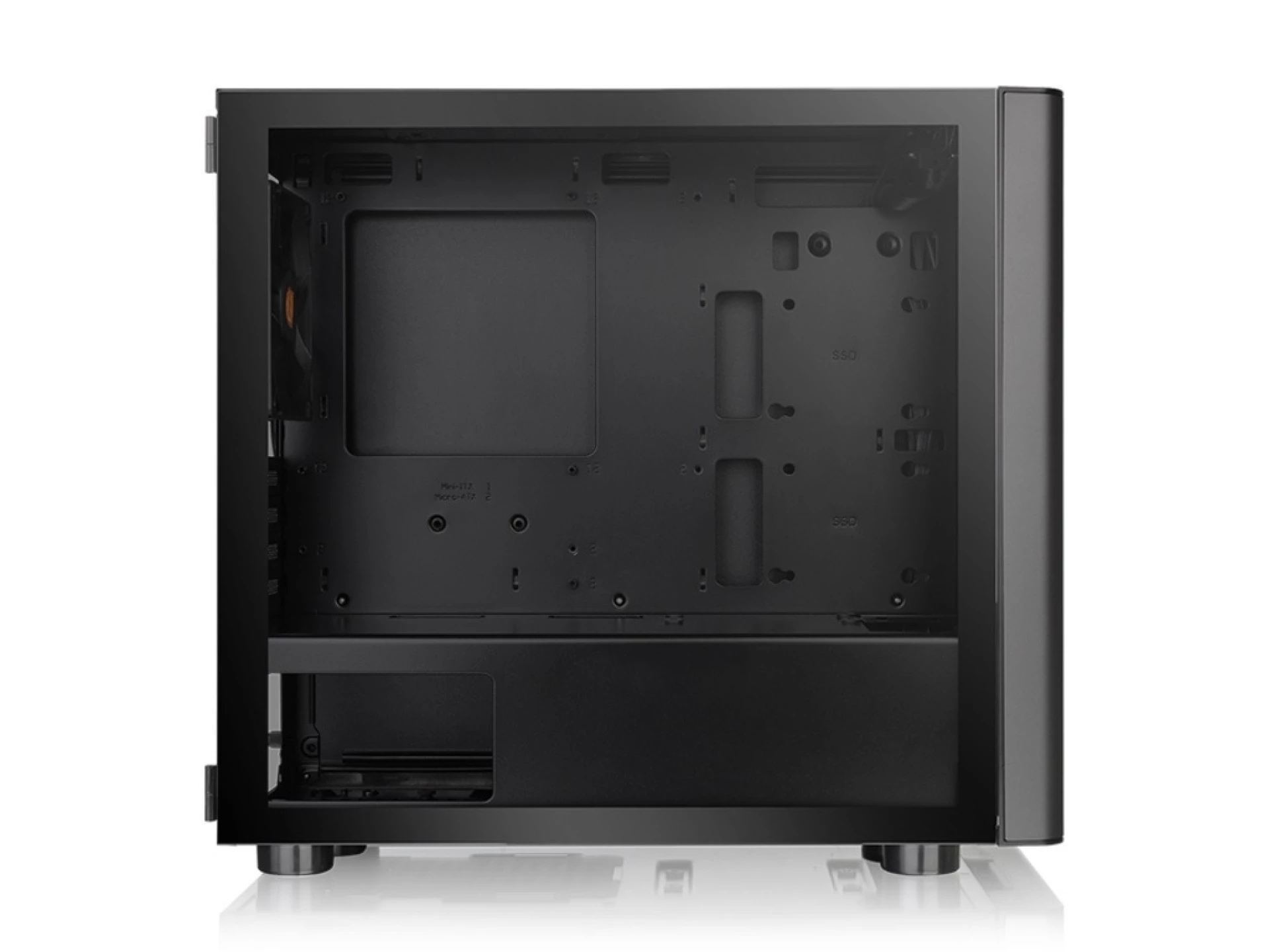 Thermaltake V150 TG Micro caseMicro ATX, tempered glass,1x 120mm standard fan, PSU cover