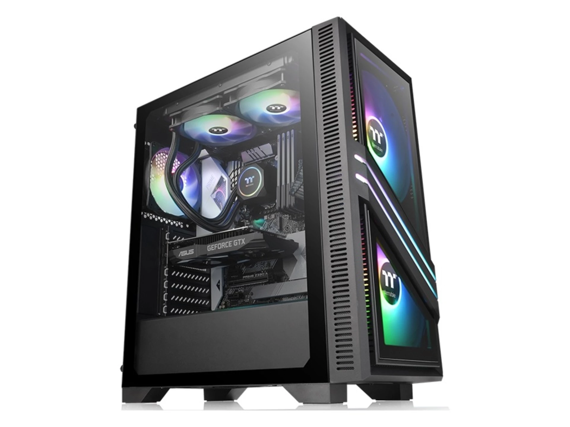 Thermaltake Versa T35 TG RGB Mid tower, tempered glass, 1x 120mm Standard fan