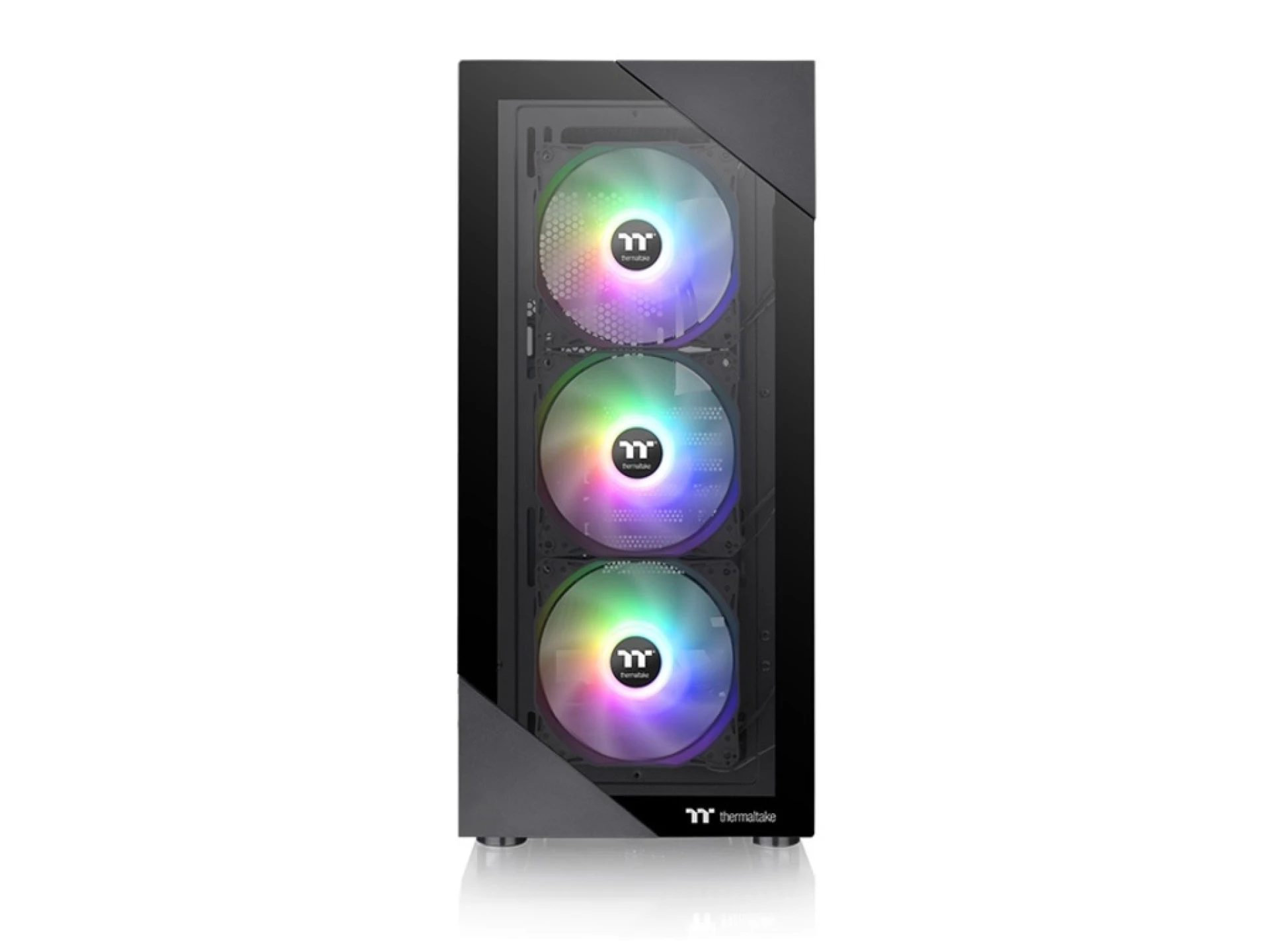 Thermaltake View 200 TG ARGB Mid tower, Tempered glass, 3x 120mm ARGB Lite fan