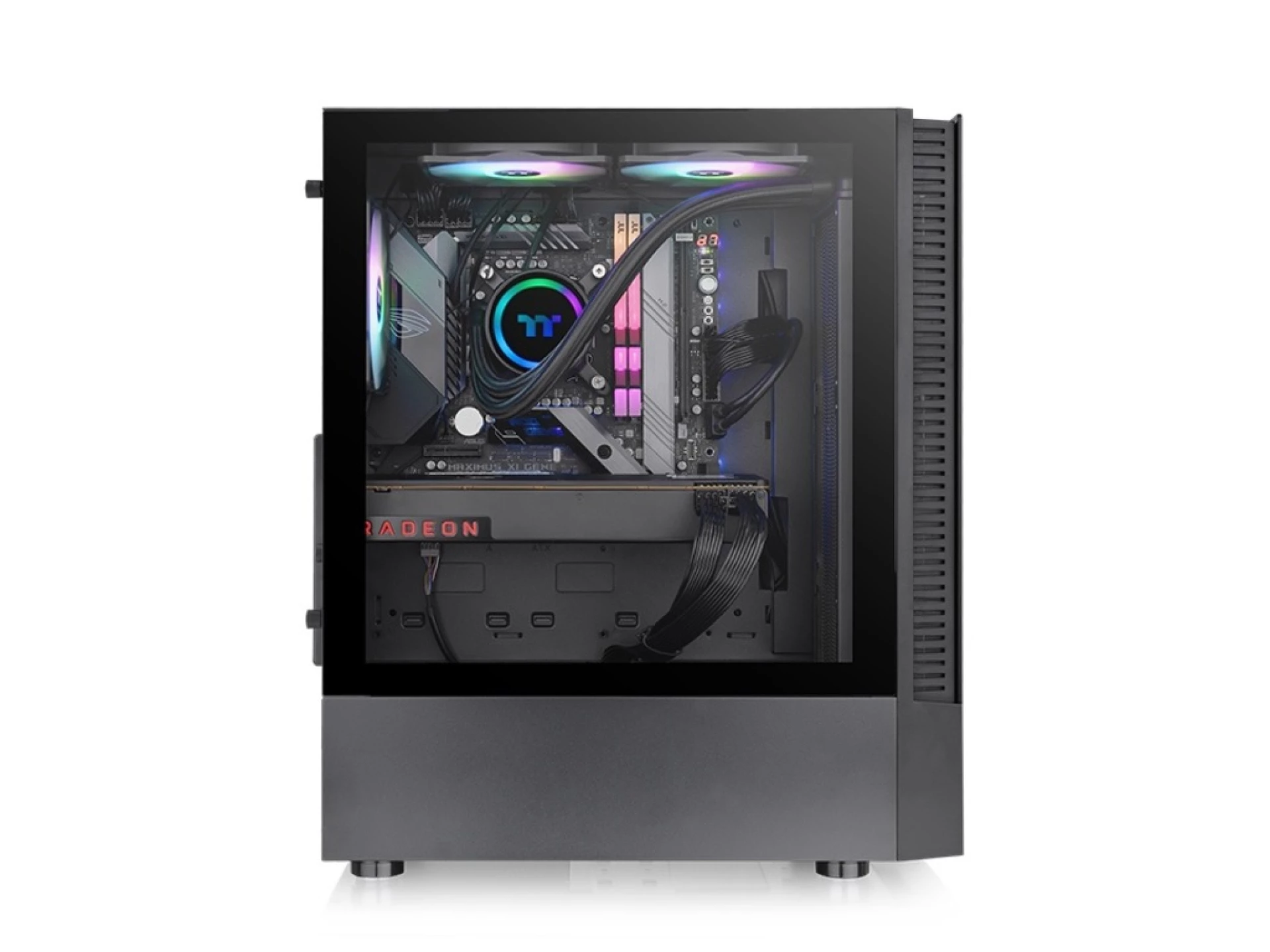 Thermaltake View 200 TG ARGB Mid tower, Tempered glass, 3x 120mm ARGB Lite fan