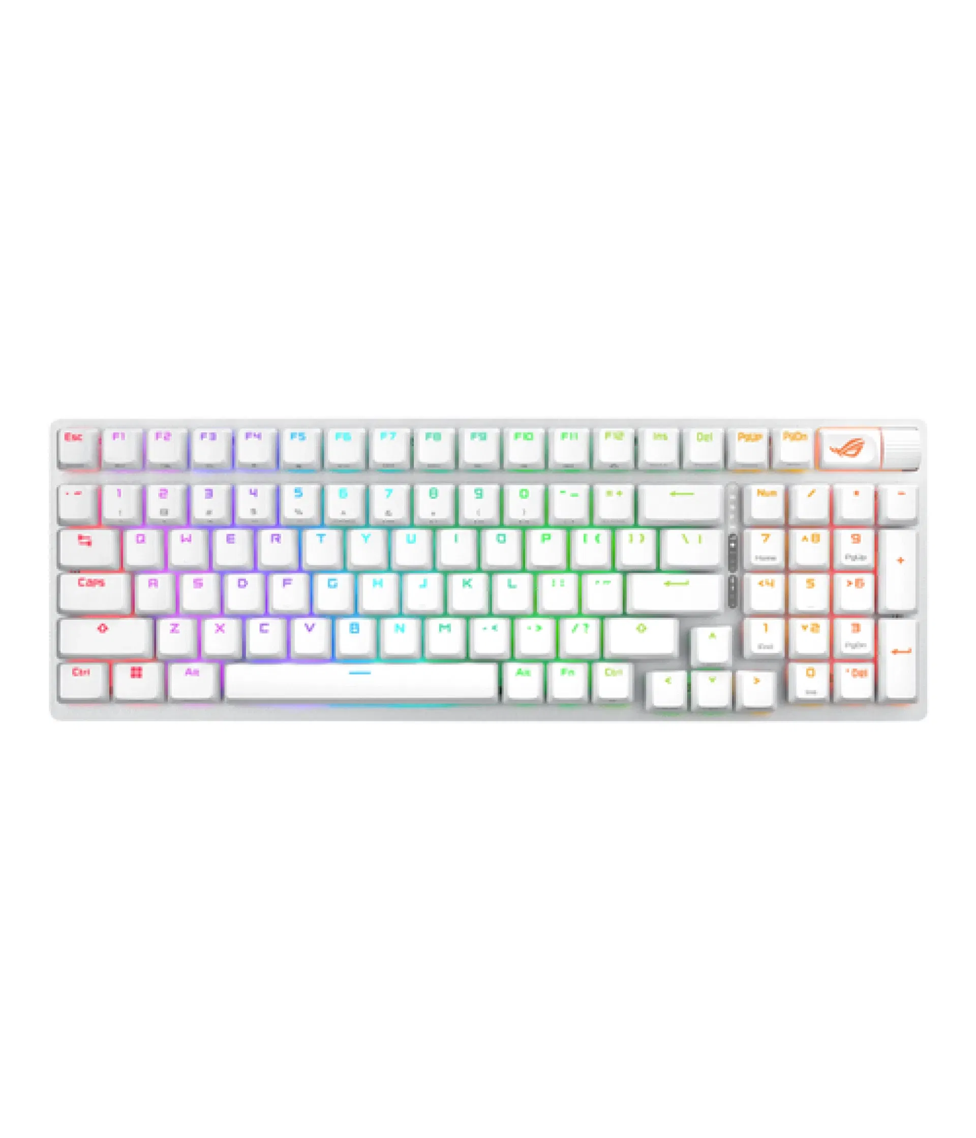 Tipkovnica ASUS ROG Strix Scope II 96 White NX SNOW US