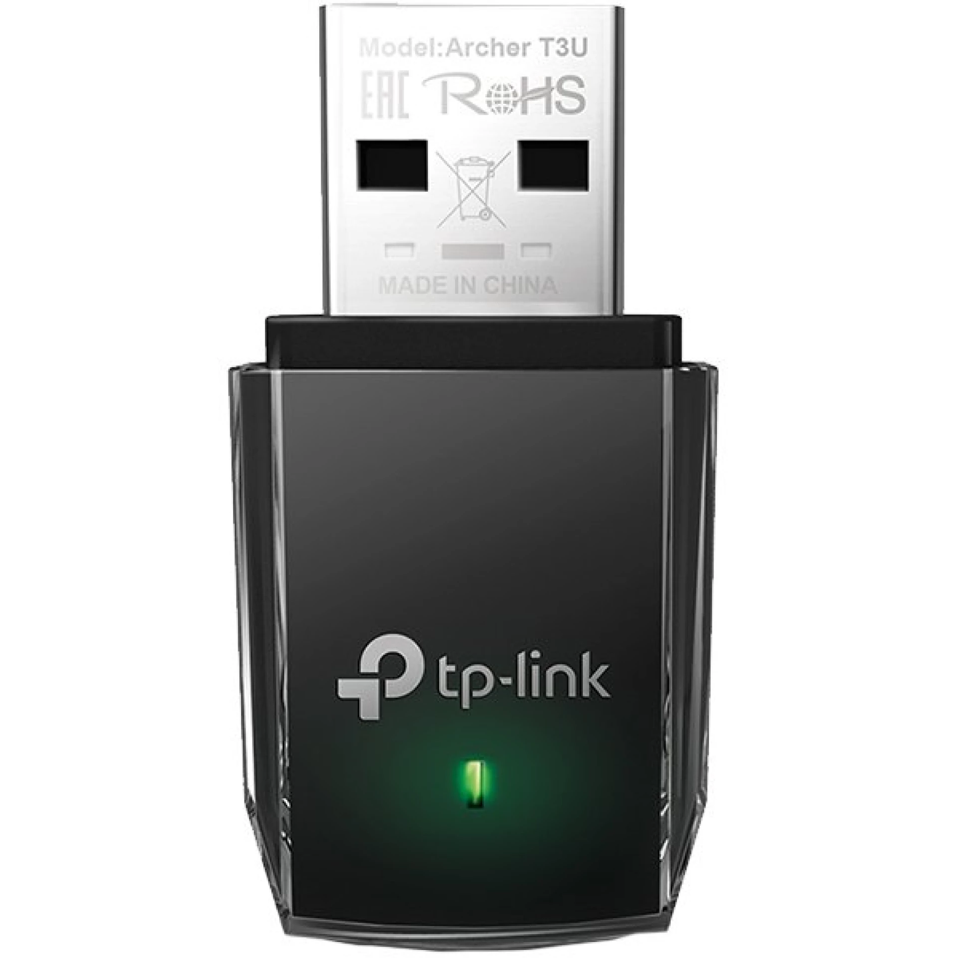 TP-Link Archer T3U AC1300 Mini Wi-Fi MU-MIMO USB Adapter,Mini Size, 867Mbps at 5GHz + 400Mbps at 2.4GHz, USB 3.0