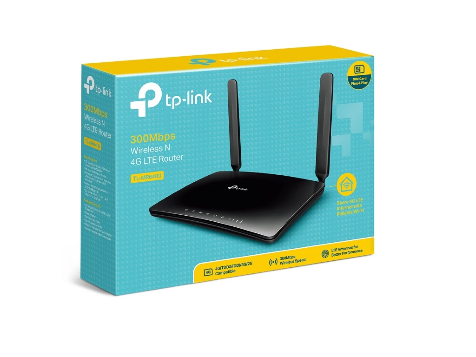 TP-Link TL-MR6400 300 Mbps Wireless N 4G  LTE Router