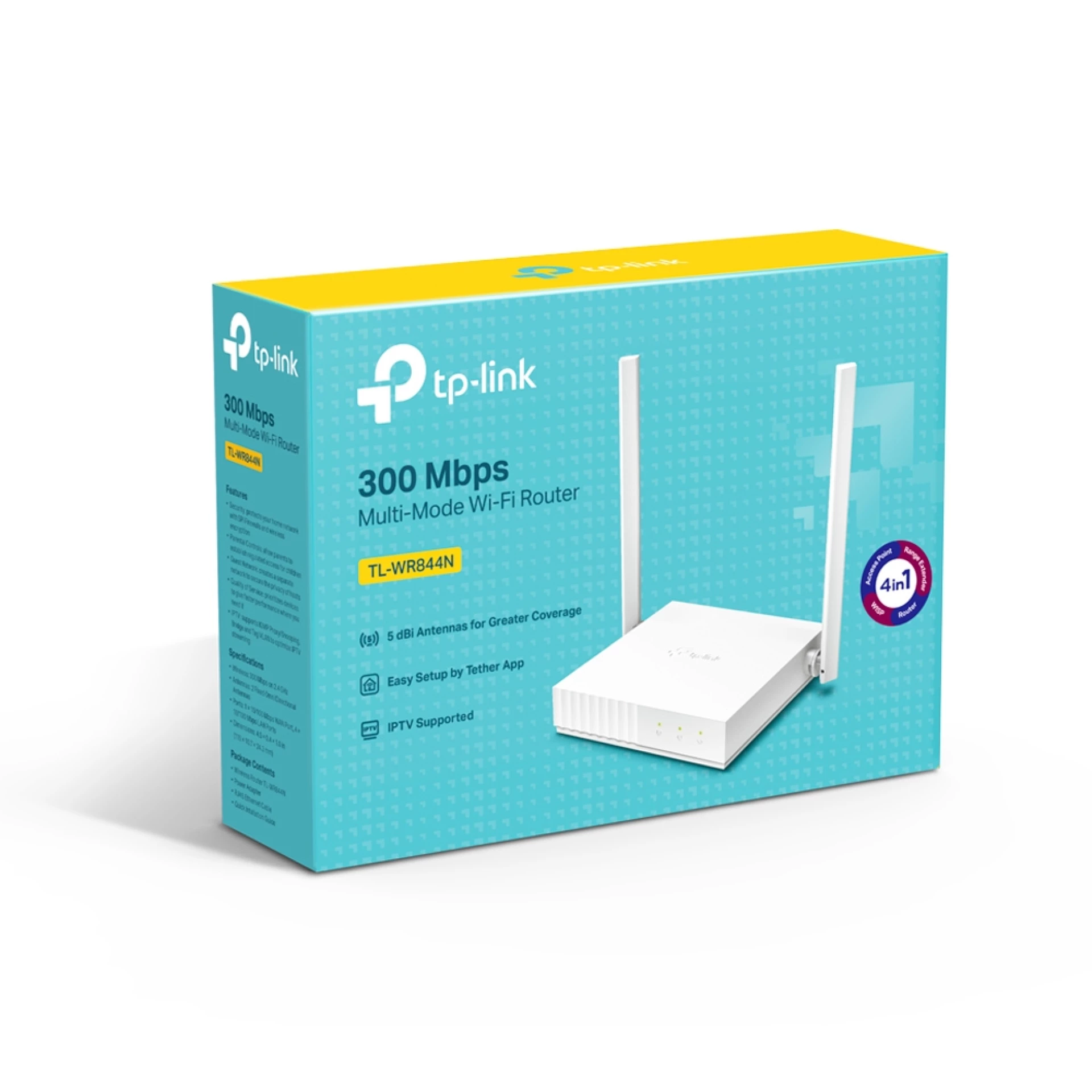 TP-Link TL-WR844N 300 MbpsMulti-Mode Wi-Fi Router