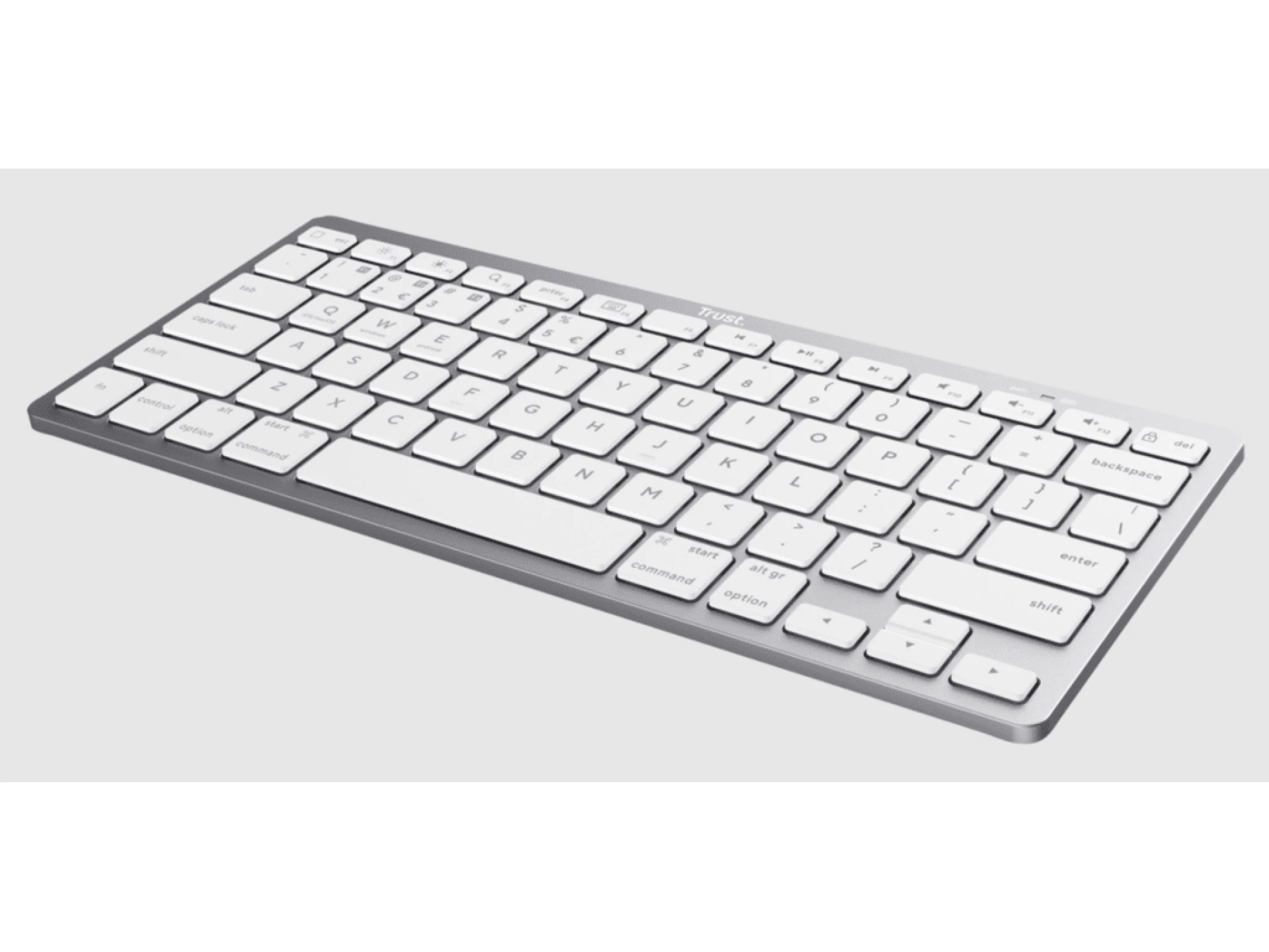 Trust Basics bluetoothwireless tastatura, ultra-thin, bluetooth 4.0, 10 m range, bijela