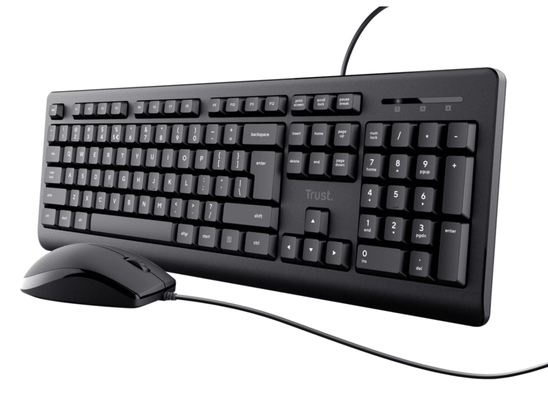 Trust Basics set tastatura+miš, US lokalizacija, žičani