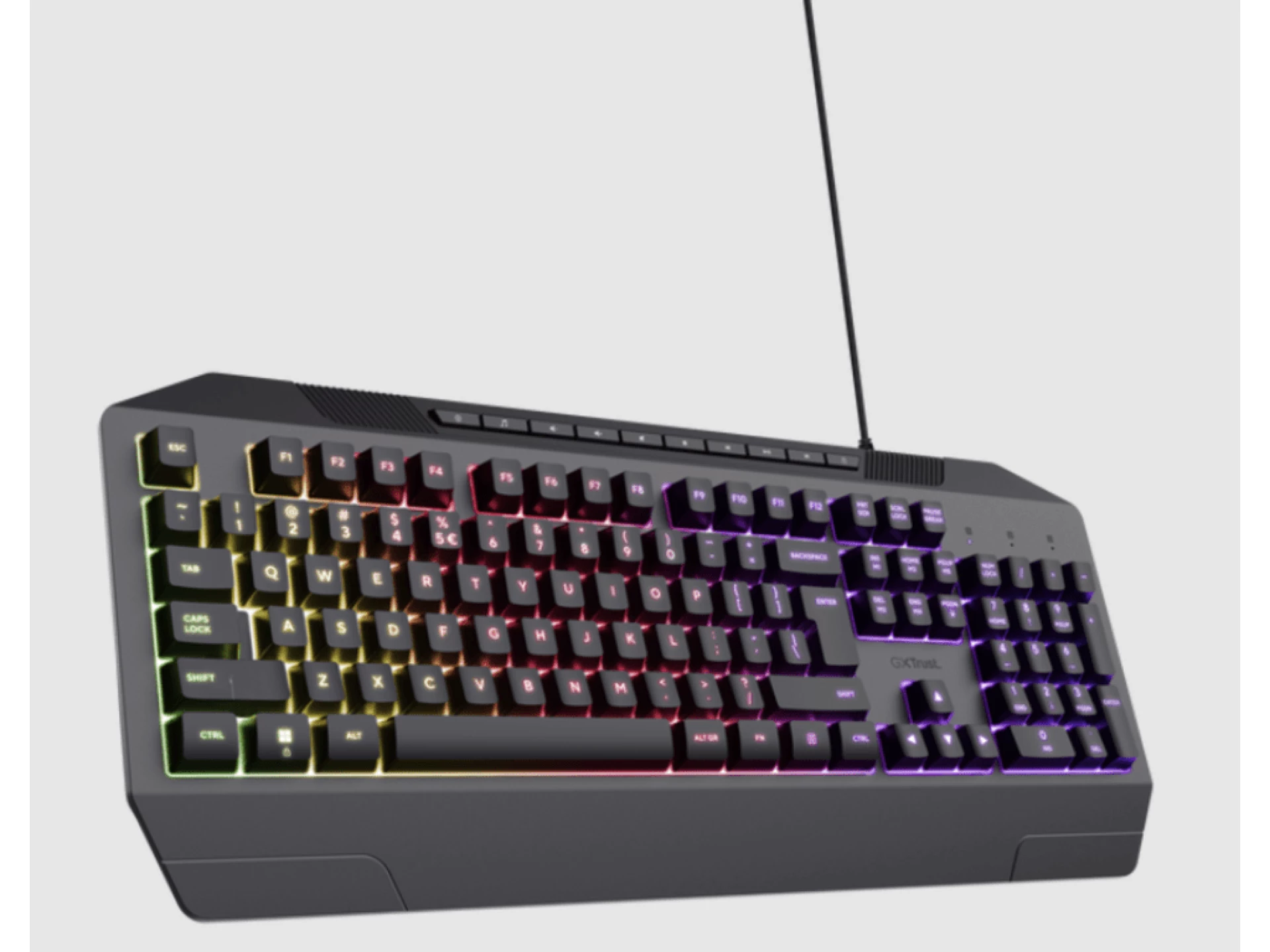 Trust GXT 836 EVOCX gamingtastatura, RGB, žičana, USB2.0, full-size