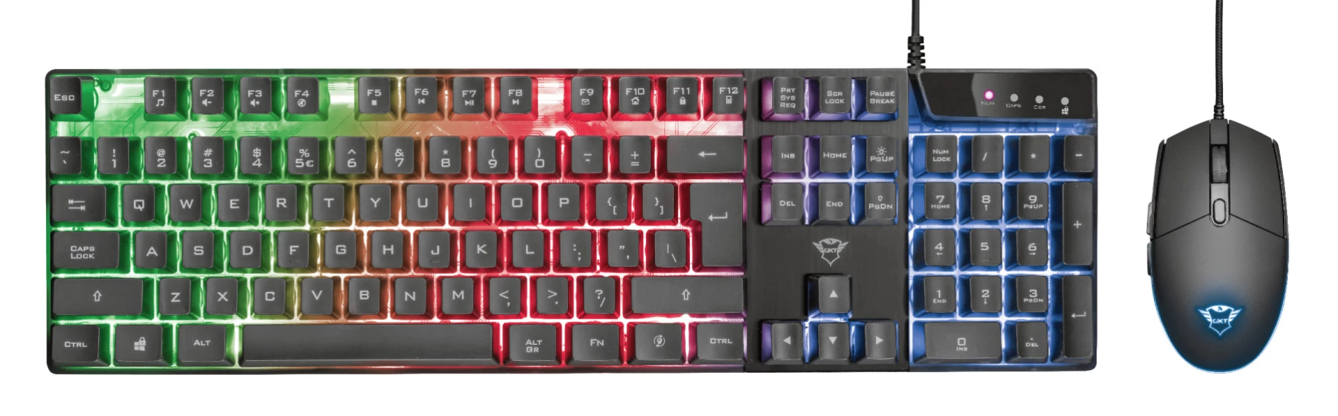 Trust GXT838 tastatura+miš Azor Gaming Combo, RGB