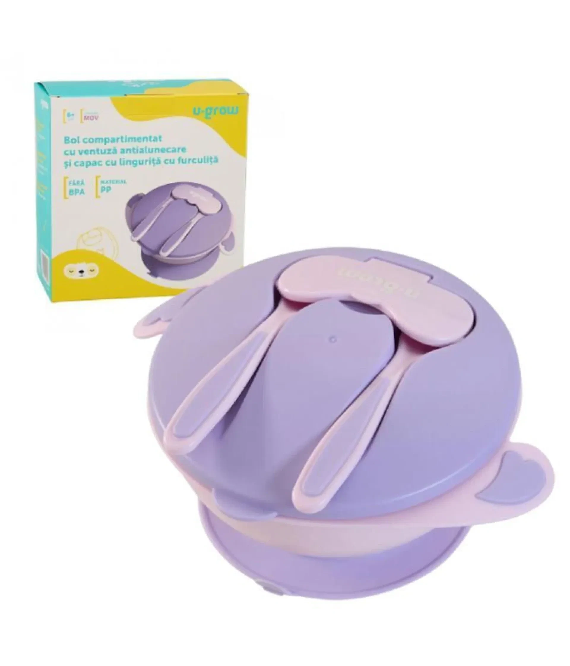 U-GROW posuda za hranu A-1104PP ljubičasta