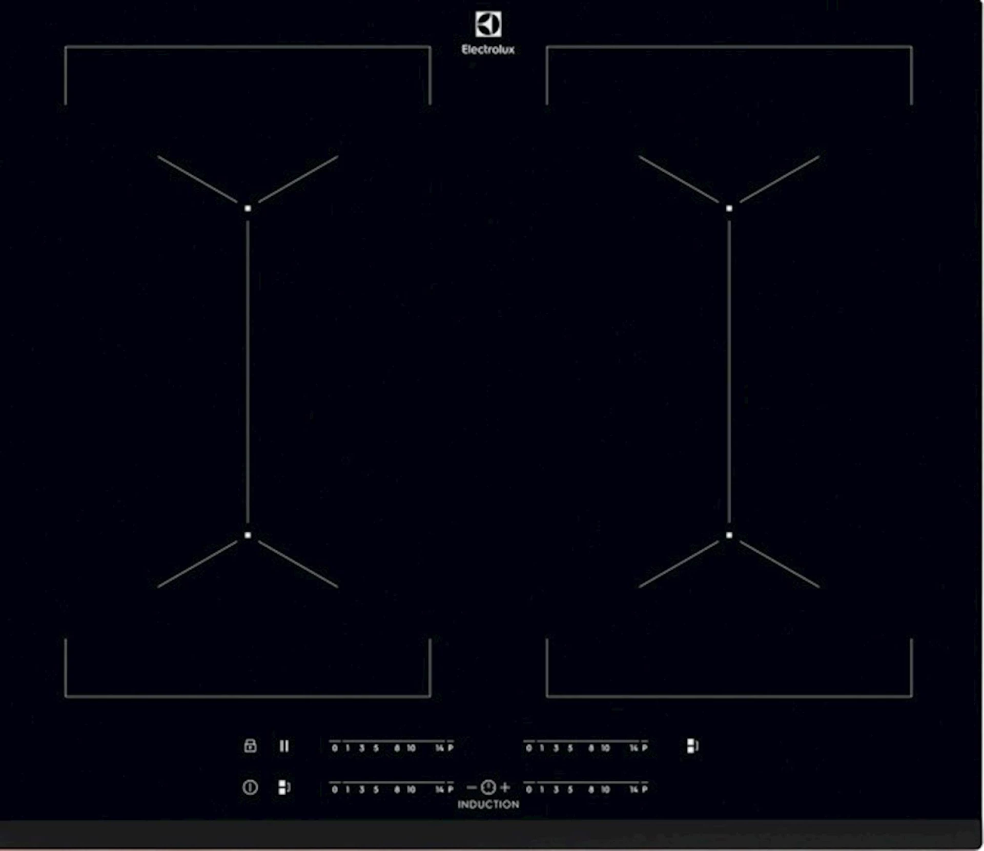 Ugradbena ploča ELECTROLUX CIV644, Indukcija