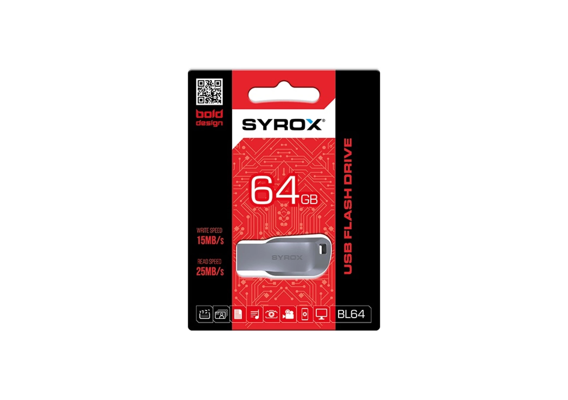 USB Memorijski Stick | 64 GB | Bold | SYROX