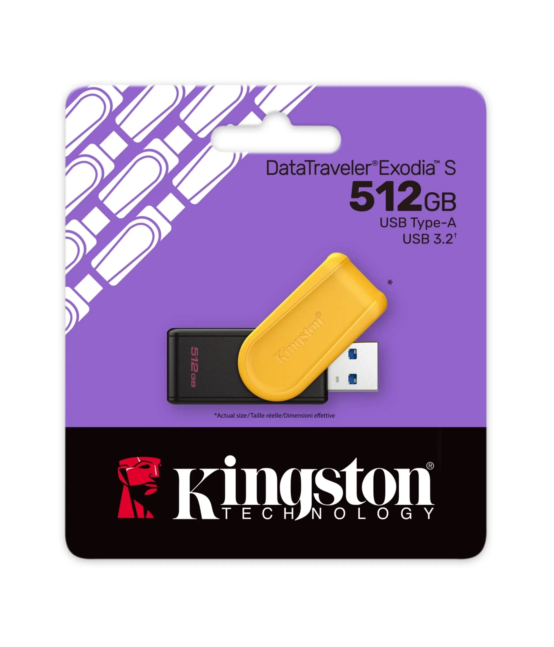USB memorijski stik 512GB | USB 3.2 | Exodia S | Kingston