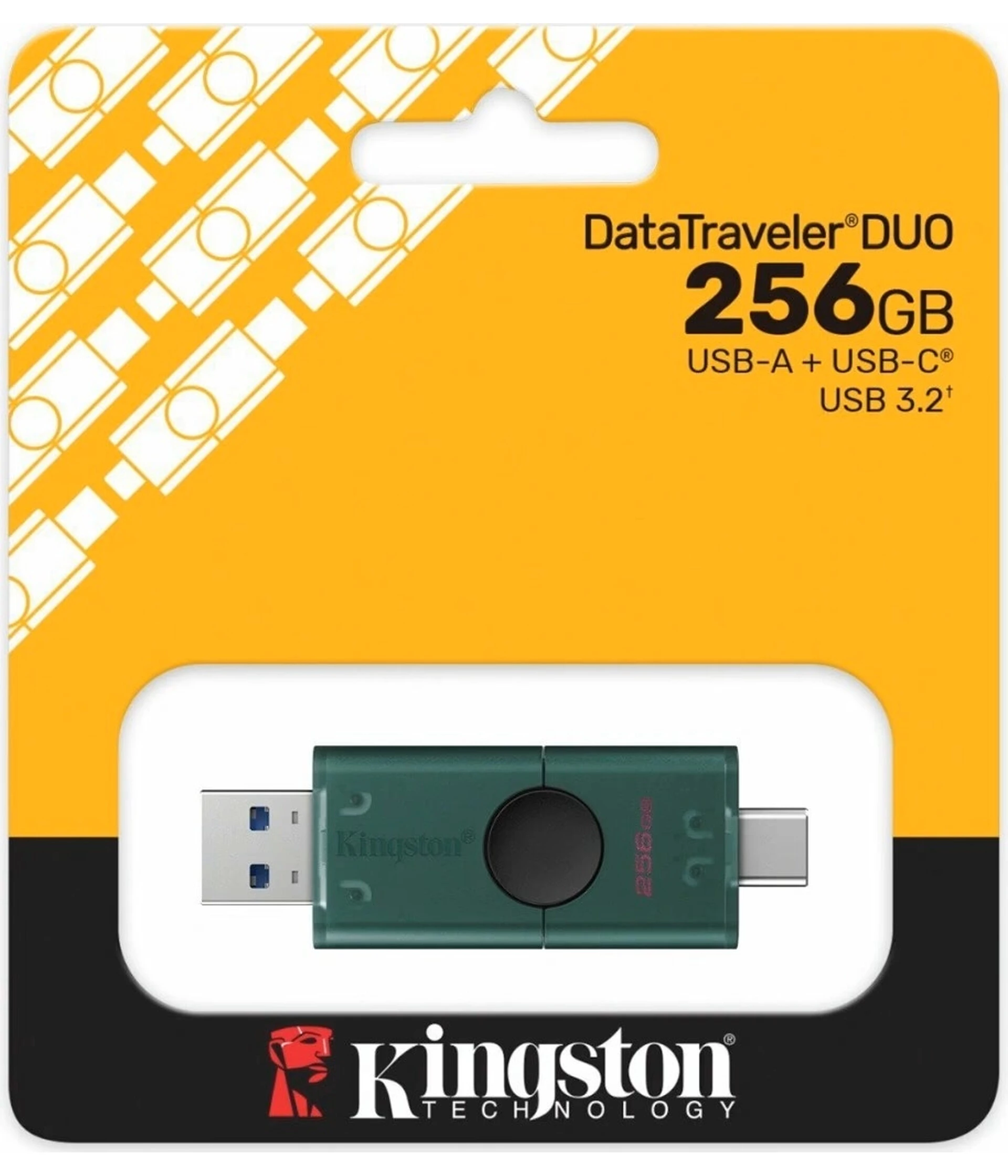 USB Stick Kingston 256GB DT DuoG2 Dual USB-A + USB-C