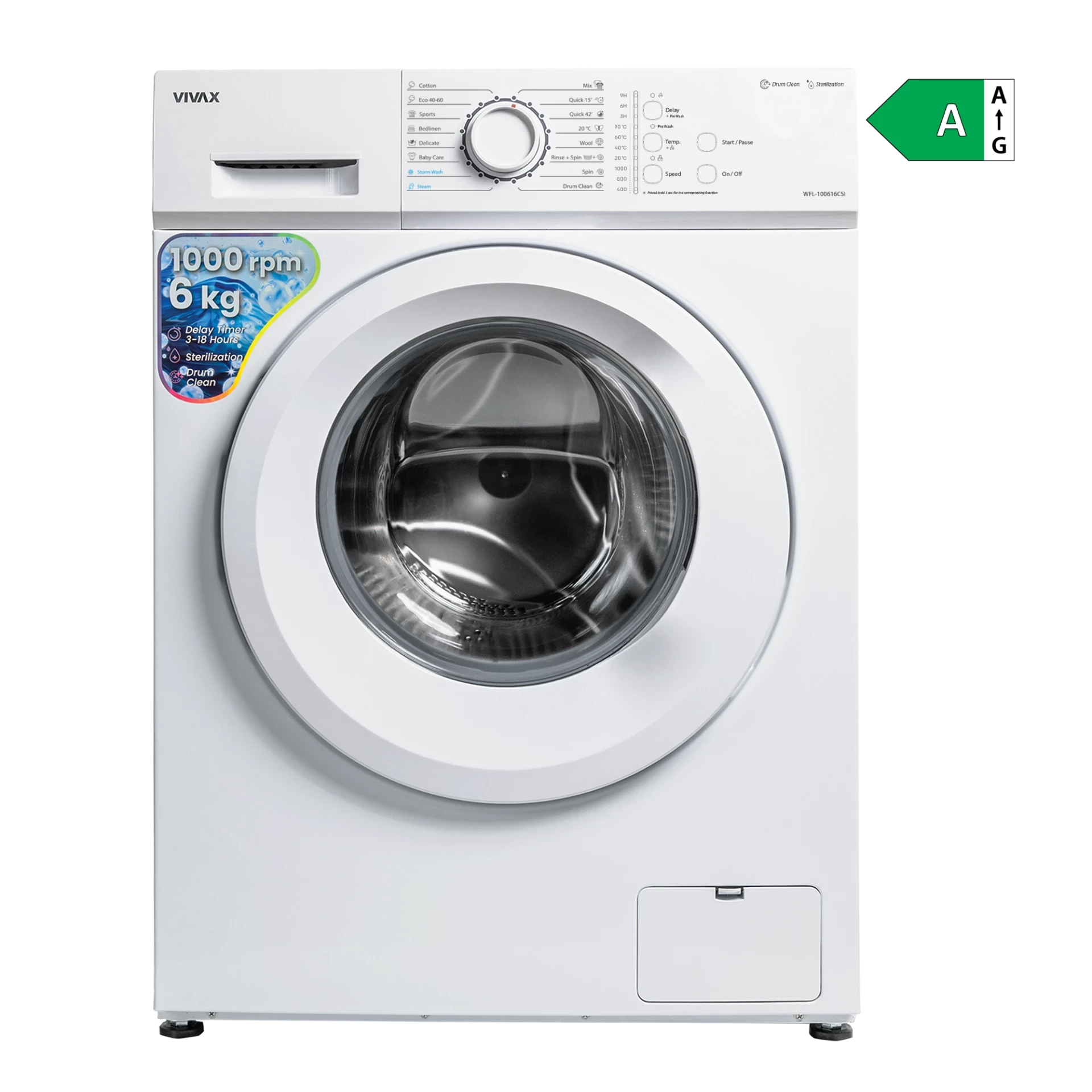 VIVAX HOME mašina za pranje veša WFL-100616CSI