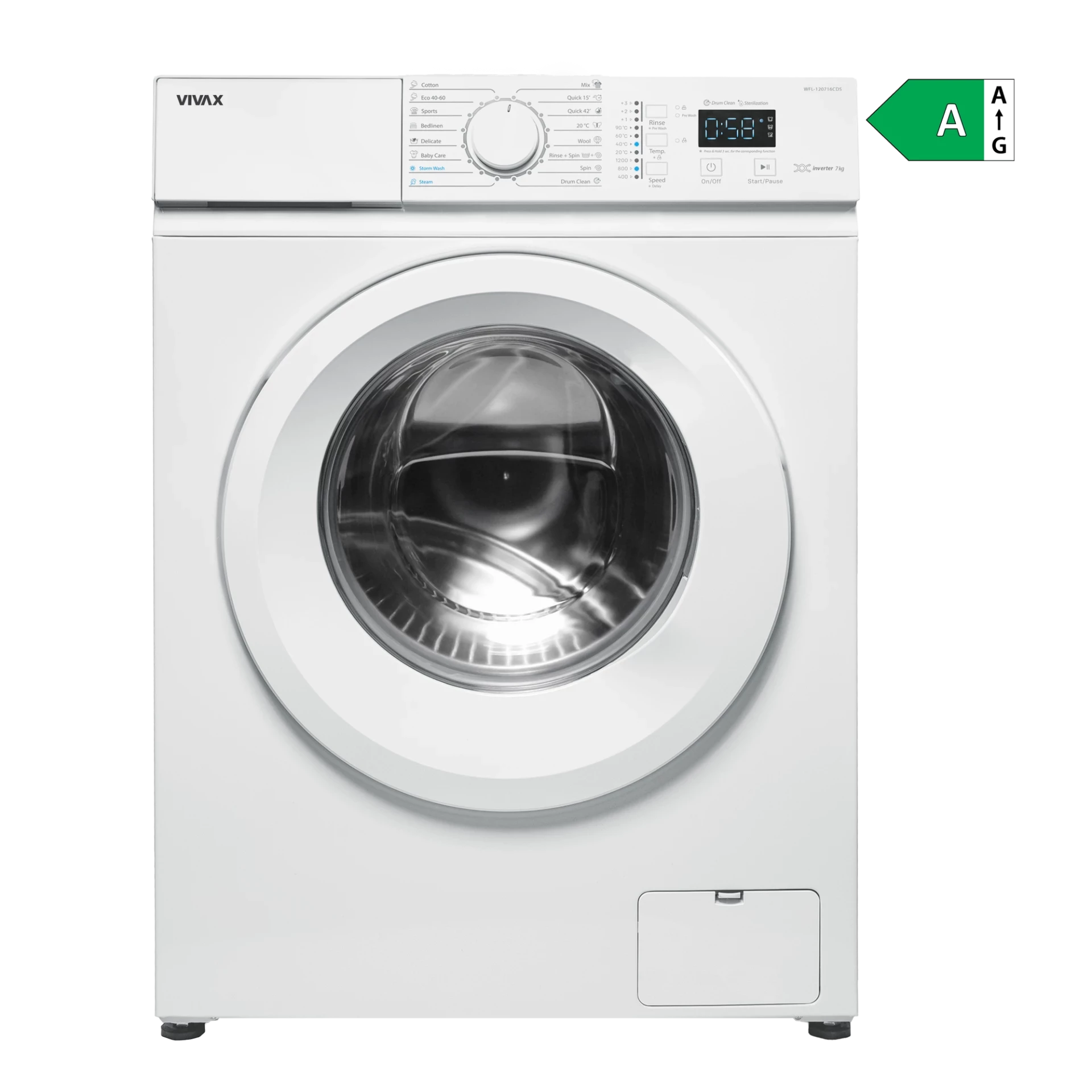 VIVAX HOME mašina za pranje veša WFL-120716CSI