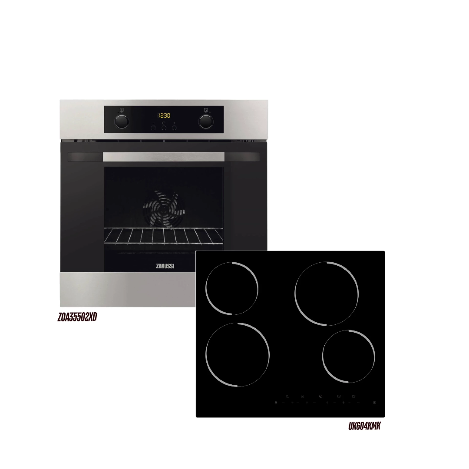 Set pećnica ZOA35502XD + ploča uk604KMK