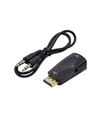 Adapter HDMI to VGA | HDMI m - VGA ž + 3.5 mm ž | GBC