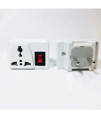 Adapter za utičnice | World To EU 2 pin | Prekidač