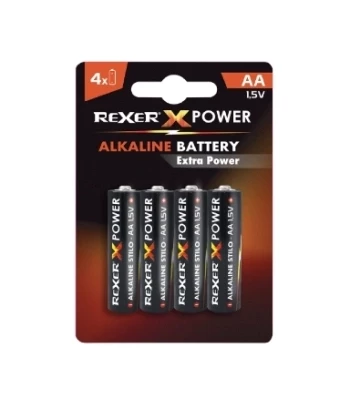 Alkalna Baterija AA | R6 | Pakiranje 4 kom | REXER
