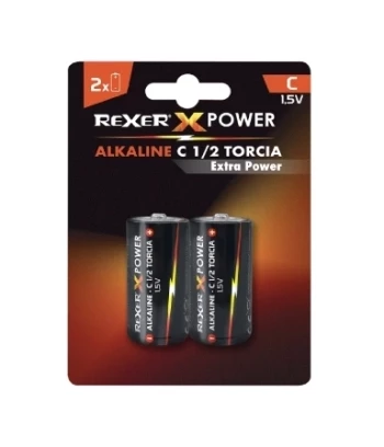 Alkalna Baterija C | R14 | Pakiranje 2 kom | REXER