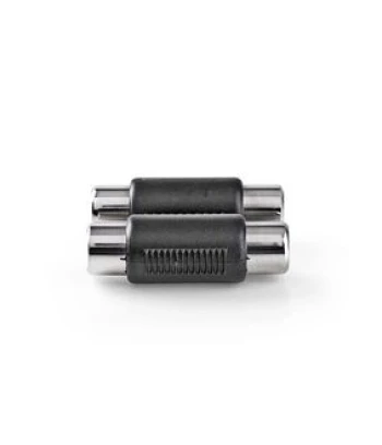 Audio Adapter | 2x RCA Ž - 2x RCA Ž | Stereo | Box Pack | NEDIS