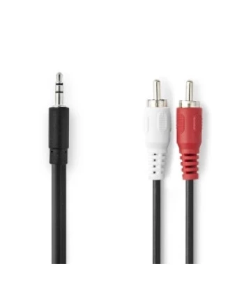 Audio Kabel | 3.5 mm M - 2x RCA M | 3.0 m | Box Pack | NEDIS