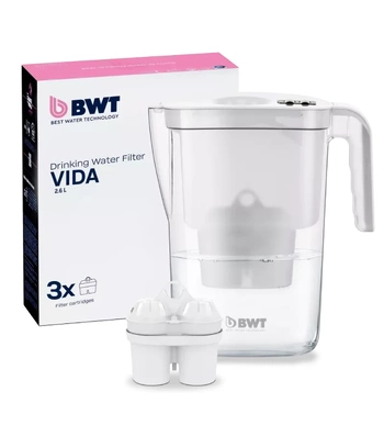Bokal sa filterom za vodu BWT VIDA MEI 2,6 l + 3 ks 