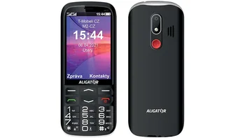 Mobitel Aligator A830 Senior - crni