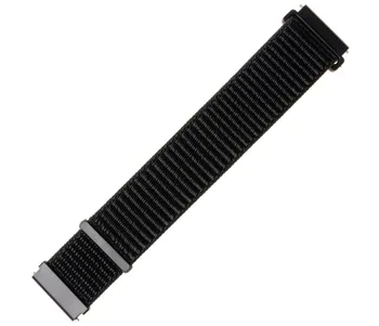 Kaiš remen FIXED Nylon Strap s šířkou 20mm pro smartwatch - černý
