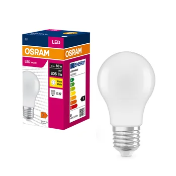 OSRAM sijalica VALUECLA60 8,5W/827 230VFR E27 FS1