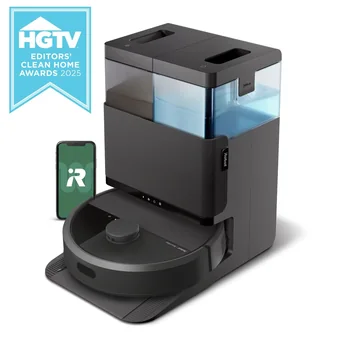 Robot usisivač sa stanicom iRobot Roomba Plus 405 Combo + AutoWash Dock - crni