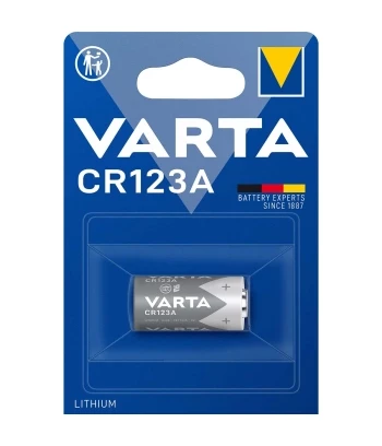 CR123A Litijska Baterija | 3V 1600mAh | VARTA