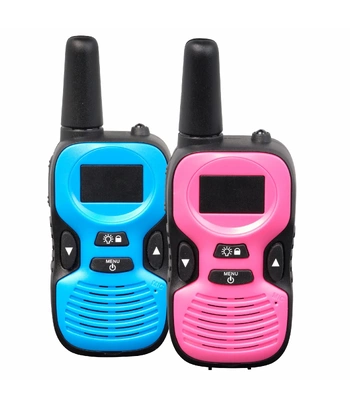 Dječji Walkie-Talkie (Set 2 kom) | Domet 2 km | 8 Kanala | Roza, Plava | DENVER