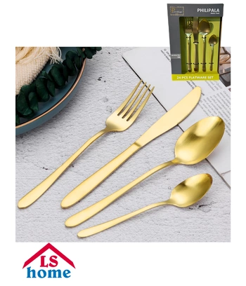 ESCAJG 24/1 za 6 osoba PHILIPALA MATTE GOLD TD-1045-2 MATTE Previllage 12# K50