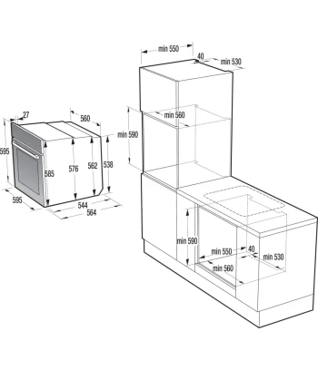 GORENJE set BO6737E02X+ECT41SC