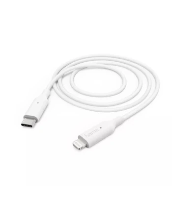 HAMA kabl fast charging USB-C Lightning 1m bijeli