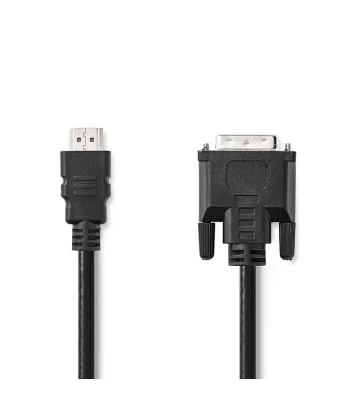 HDMI to DVI Kabel | HDMI M - DVI-D 24+1-Pin M | 2.0 m | Box Pack | NEDIS