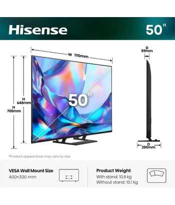HISENSE TV LED 50A7S