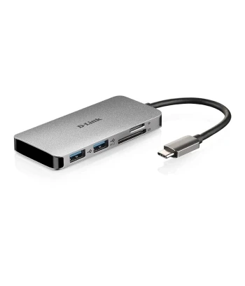 Hub DLINK 5u1 USB-C sa HDMI i SD/microSD