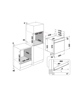 INDESIT pećnica IFW 65Y0 J BL