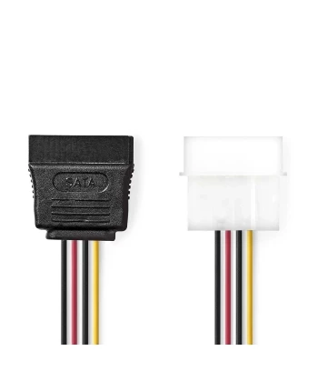 Interni Napojni Kabel | Molex M - SATA 15-pin Ž | 0.15 m | NEDIS