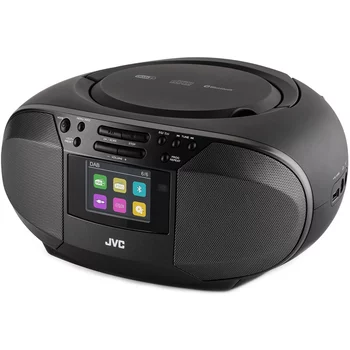 JVC radio DAB+/CD RD-E664B-DAB, crni