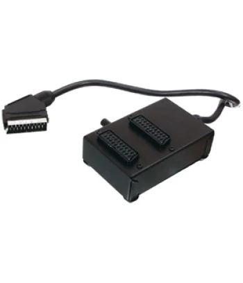 Kabel Razdjelnik Scart m -> Box 2x Scart ž + Prekidač