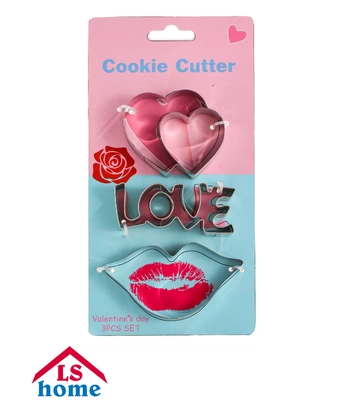 Kalup za kolač 3/1 heart,love,lip KT203039-7 Previllage 48# SK50
