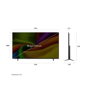 LG TV LED 85NU850B3LA